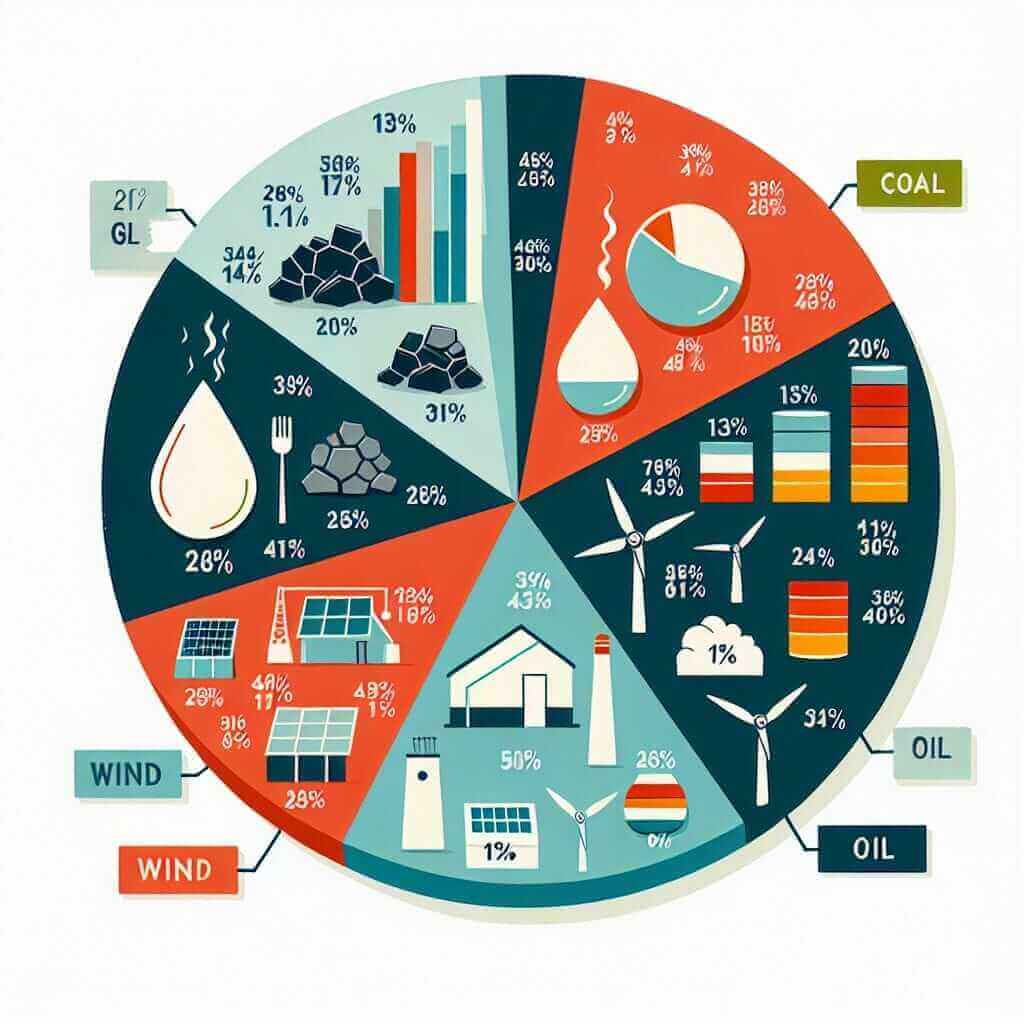 Pie Chart of Energy Consumption in Australia