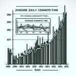 Average Daily Commute in City A (2000-2023)