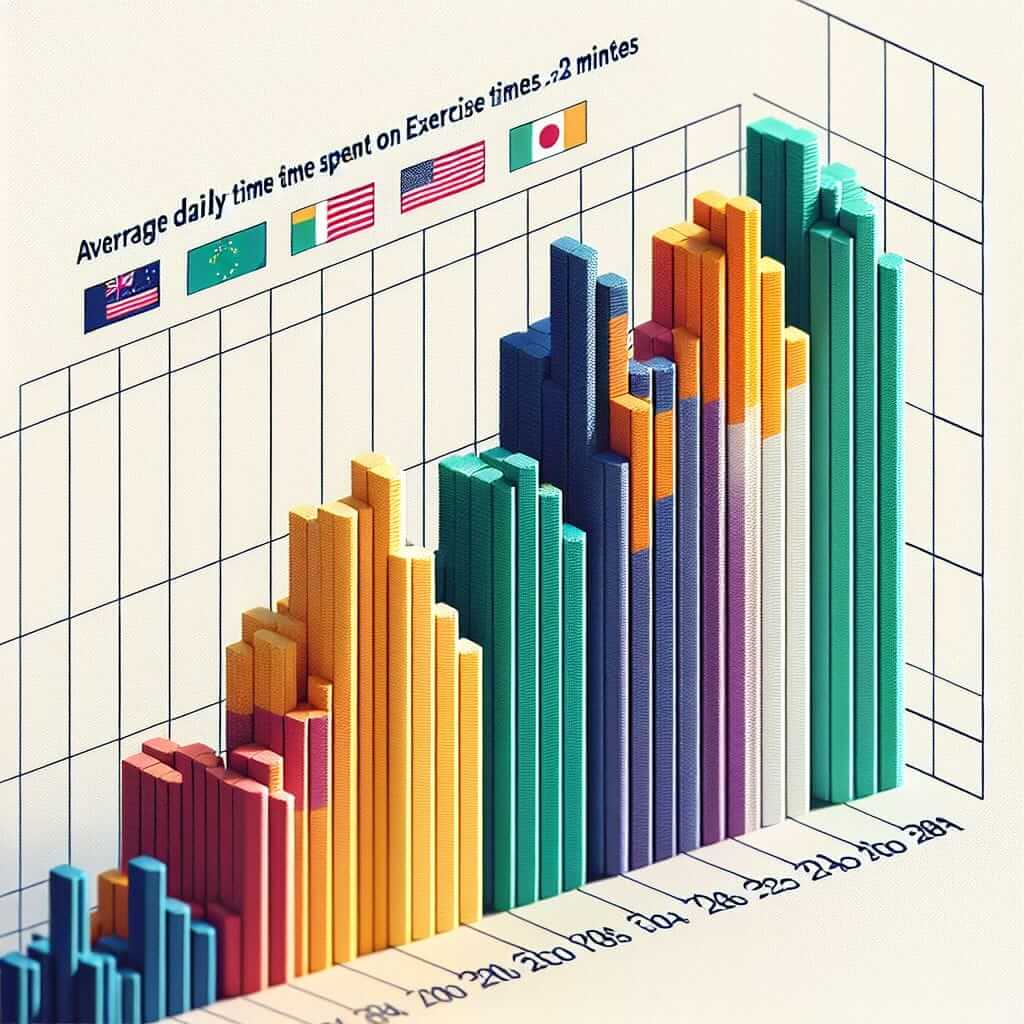 Average Daily Exercise Time by Country