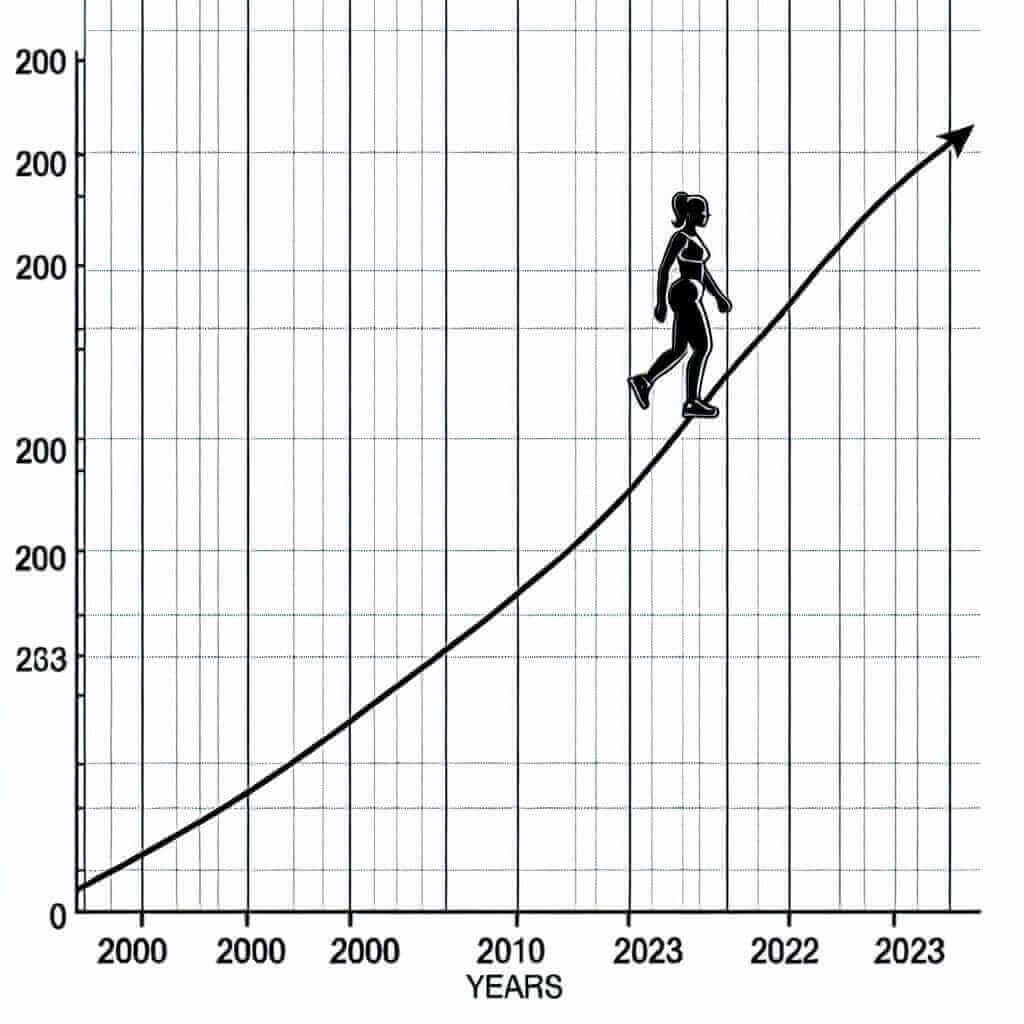 Average Daily Time Spent on Physical Activities (2000-2023)