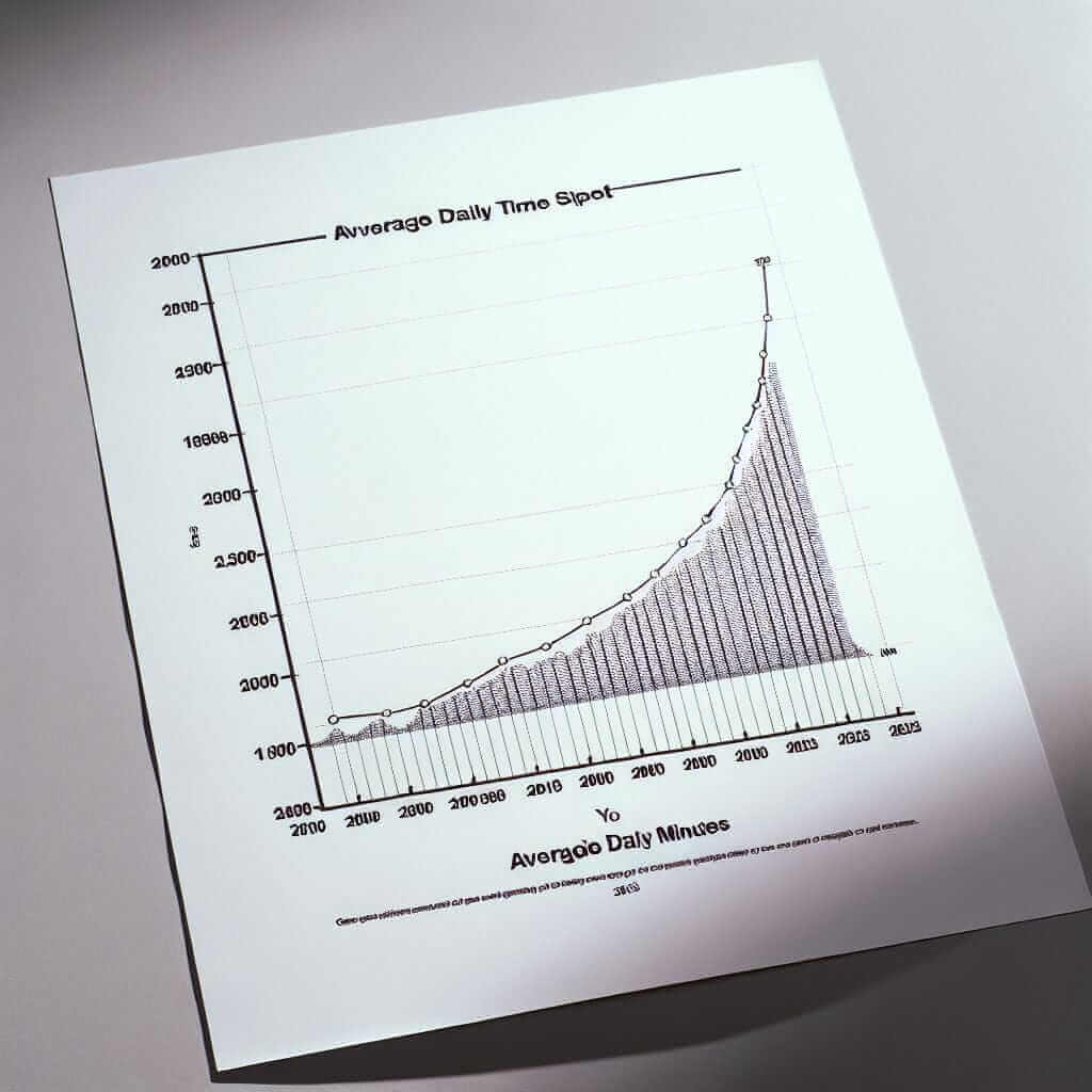 Average Daily Time Spent on Social Media (2000-2023)