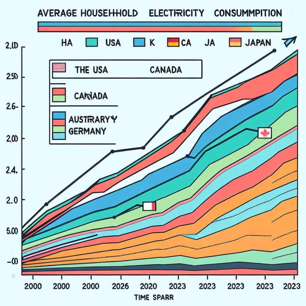 Average Household Electricity Usage (2000-2023)