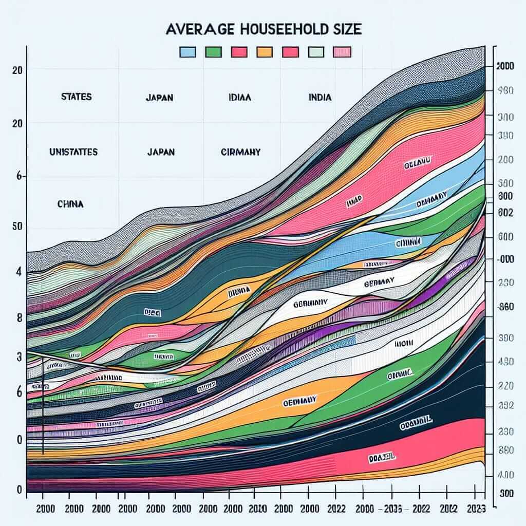 Average Household Size Chart