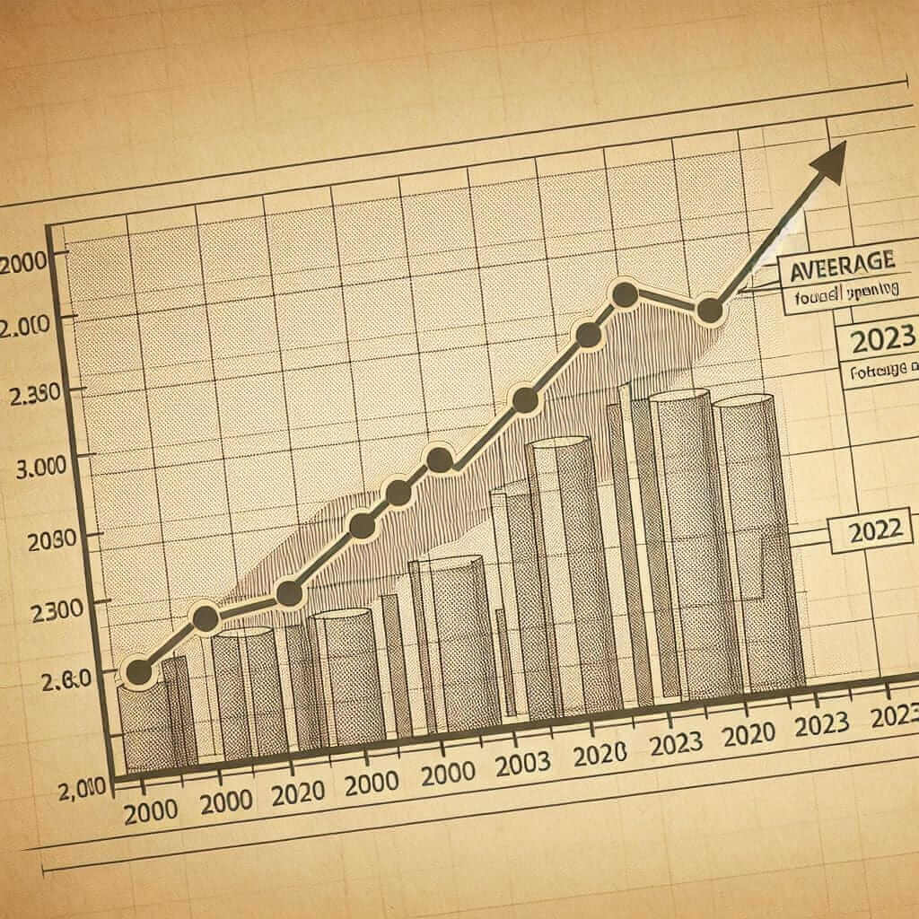 Average Household Spending on Food and Drink (2000-2023)