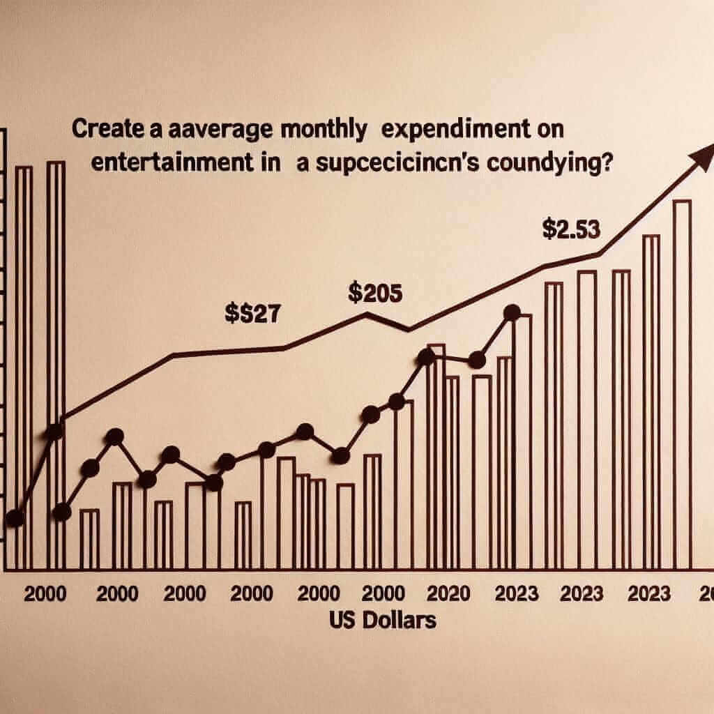 Average Monthly Expenditure on Entertainment (2000-2023)