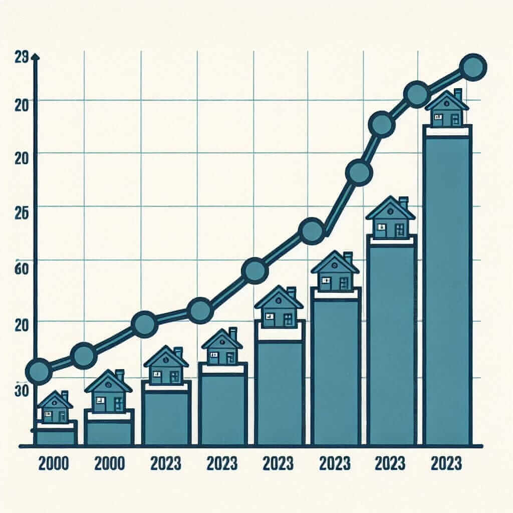 Average Monthly Expenditure on Housing and Utilities (2000-2023)