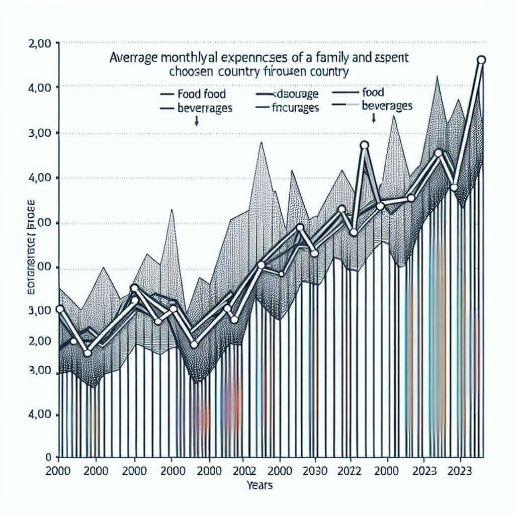 Average Monthly Spending on Food and Beverages (2000-2023)