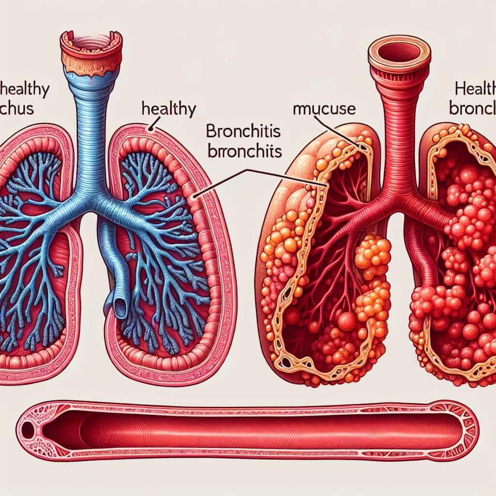 Bronchitis Illustration