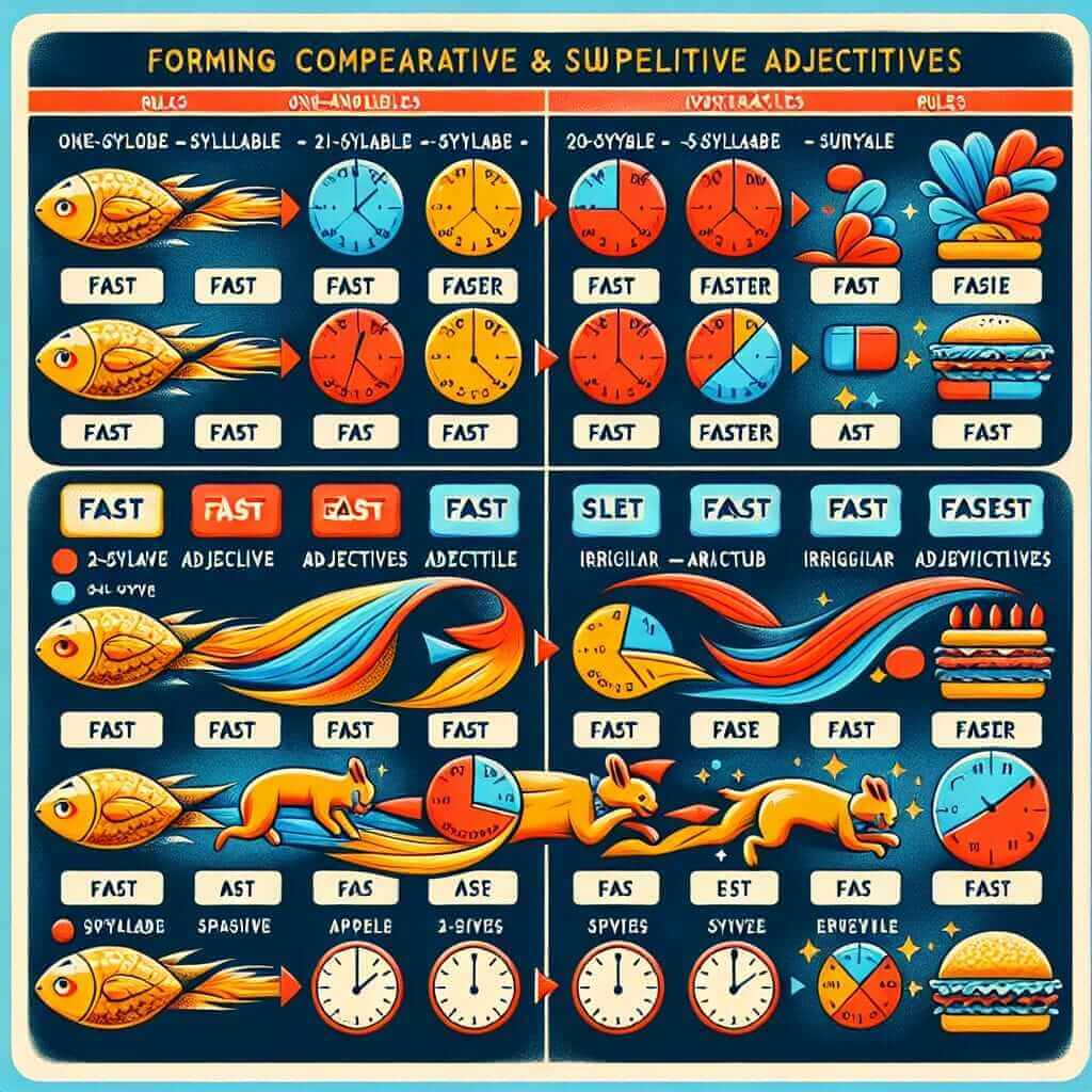 Comparative and Superlative Adjectives Examples