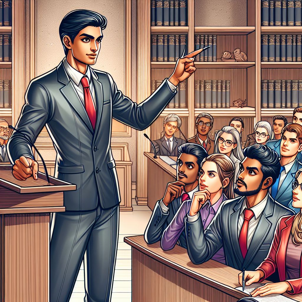 Devil's Advocate Debate Illustration