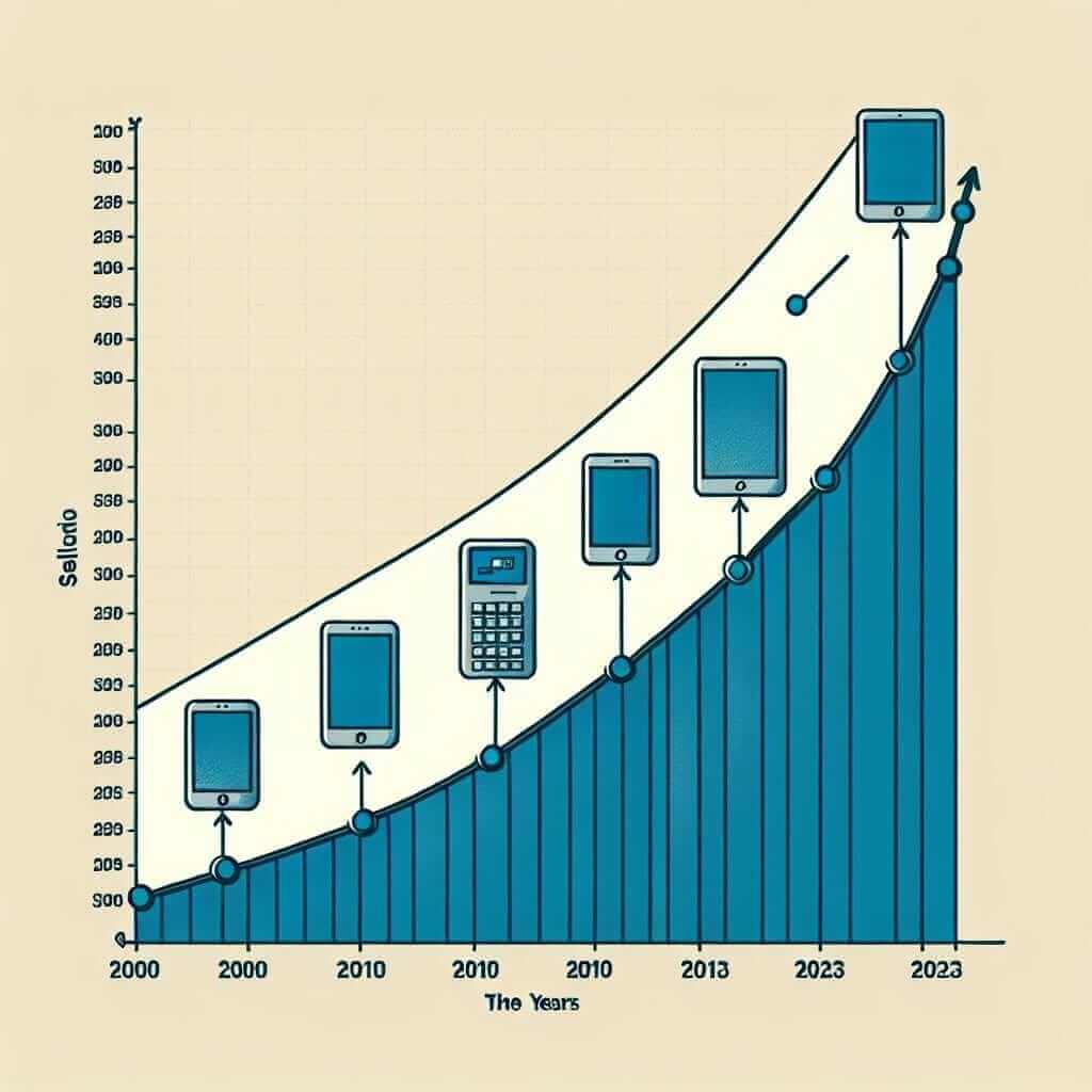 Electronic Device Sales Trends 2000-2023