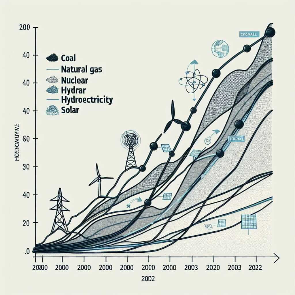 Energy Production Trends in Country X (2000-2023)