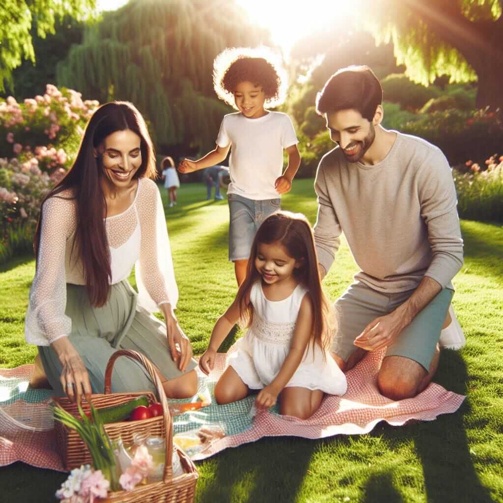 Family Picnic in the Park