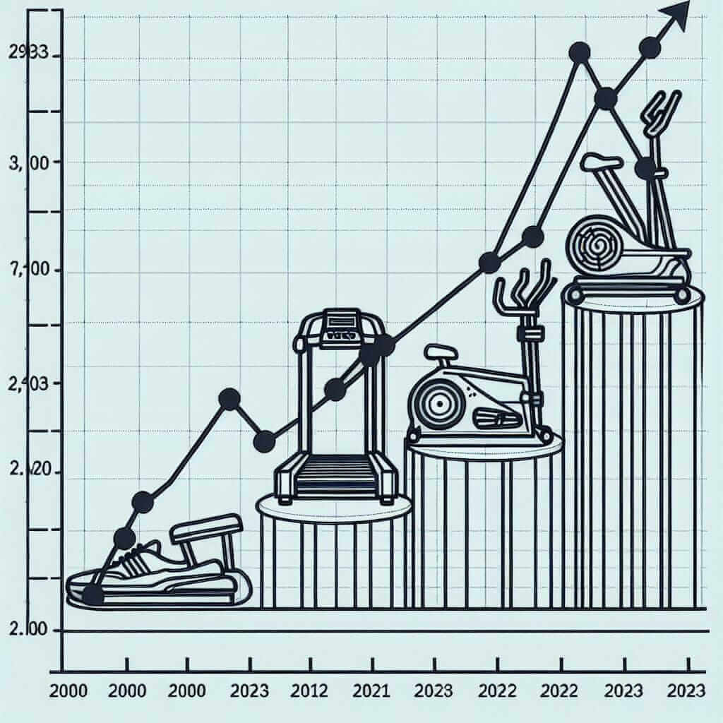 Fitness Equipment Sales Trends 2000-2023