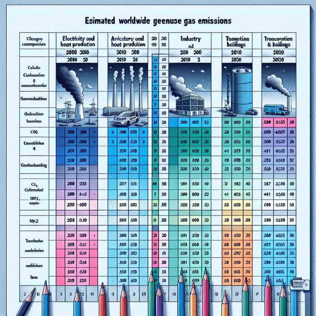 Global Greenhouse Gas Emissions by Sector