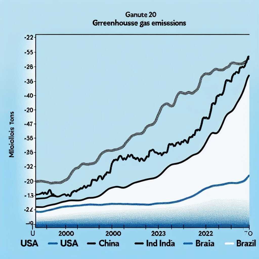 Greenhouse Gas Emissions by Country (2000-2023)