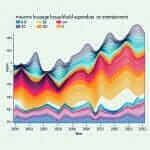 Household Spending on Entertainment Line Graph