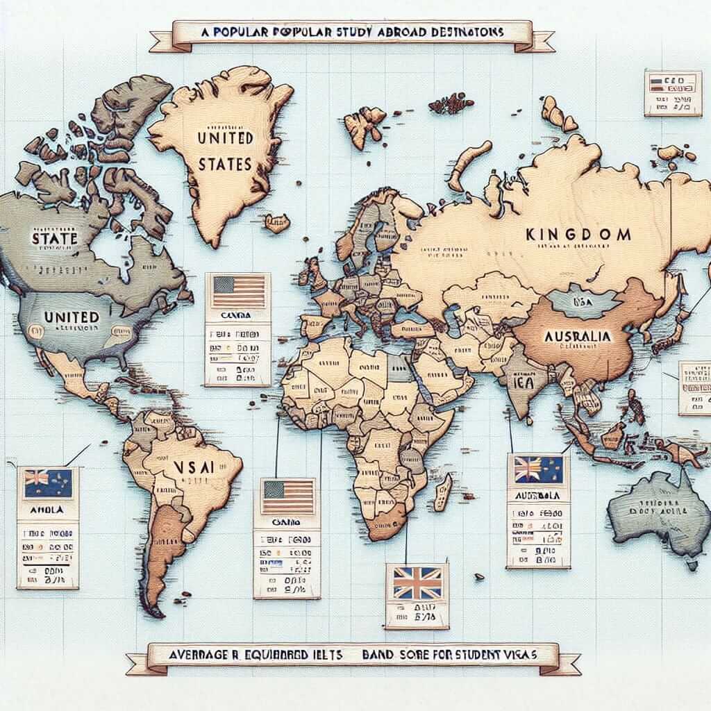 IELTS Band Score Requirements for Popular Study Destinations