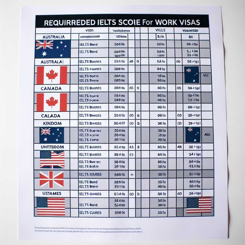 IELTS Band Score Requirements by Country