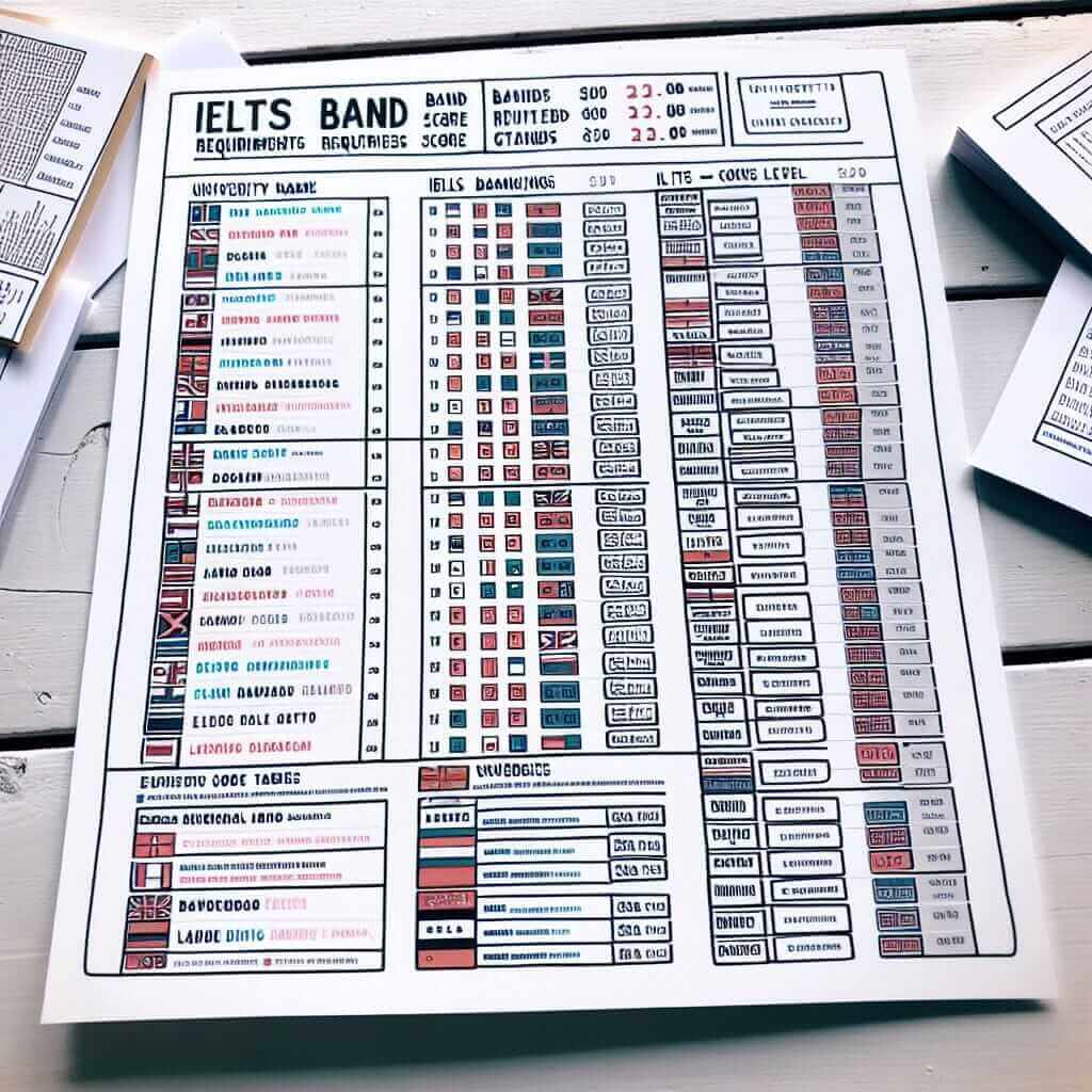 IELTS Band Score Requirements UK Universities