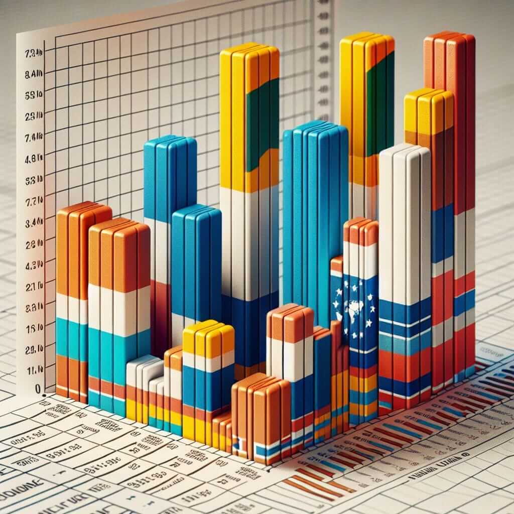 IELTS Bar Chart - Average Weekly Working Hours