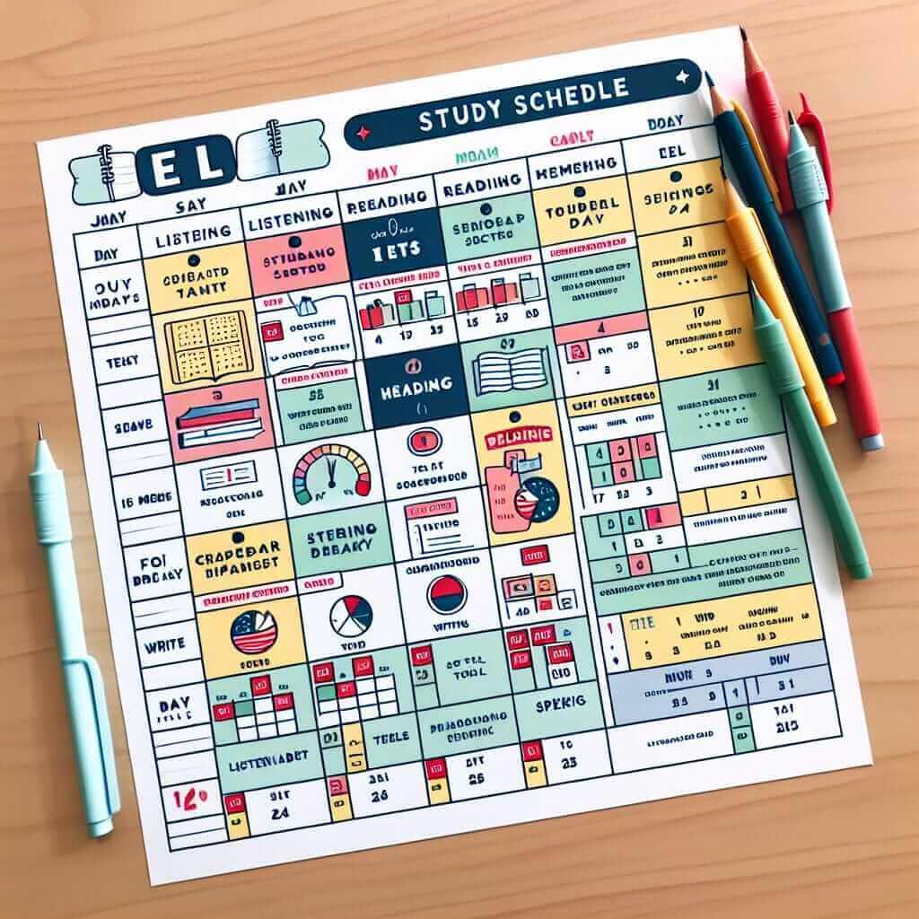 IELTS Exam Preparation Schedule