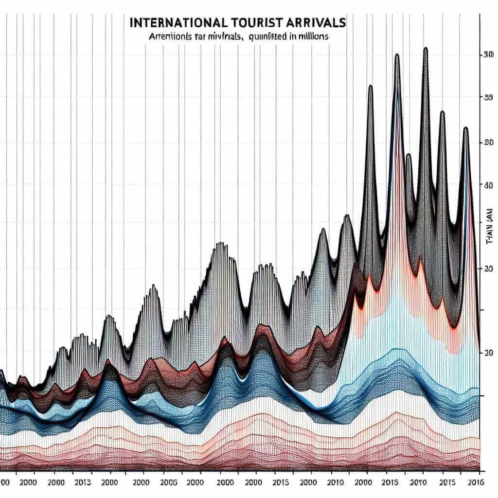 Line Graph of International Tourist Arrivals