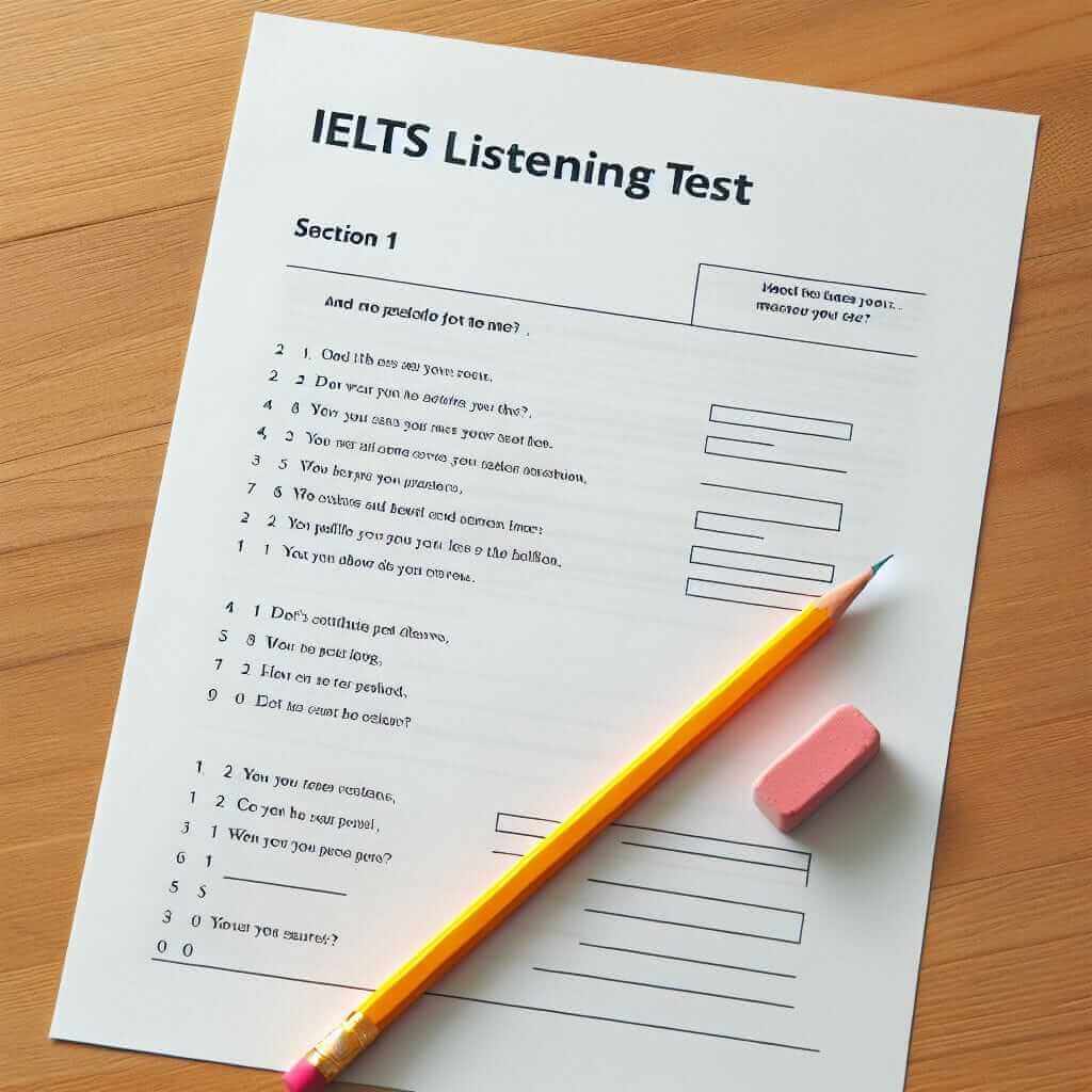 IELTS Listening Section 1 Example