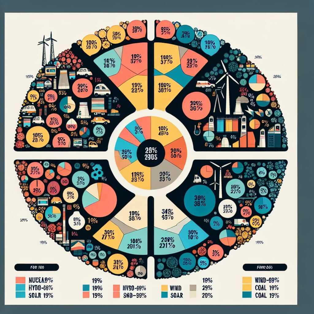 IELTS Pie Chart - Energy Production Sources