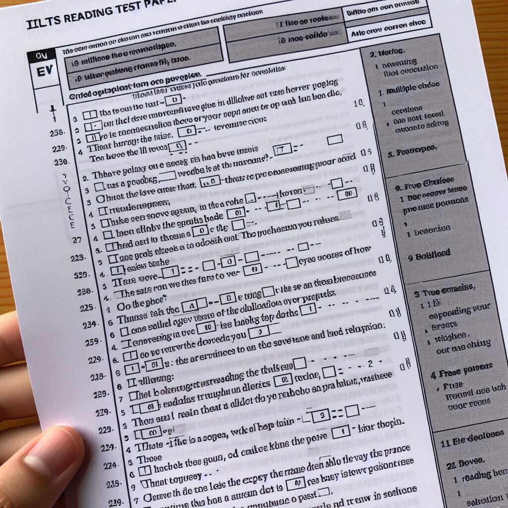 IELTS Reading Test Example