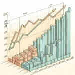 Line Graph of Sales for Two Products over a Year