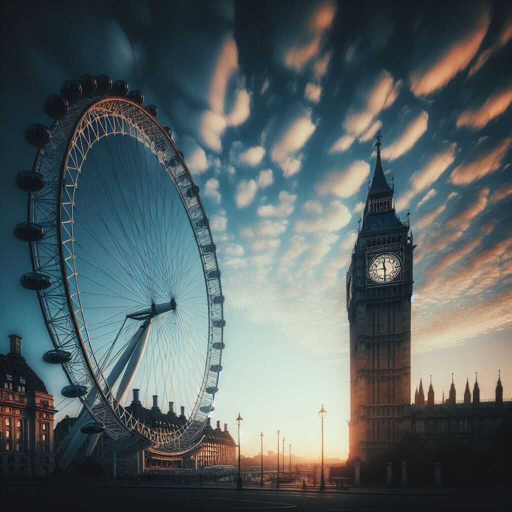 London Eye and Big Ben