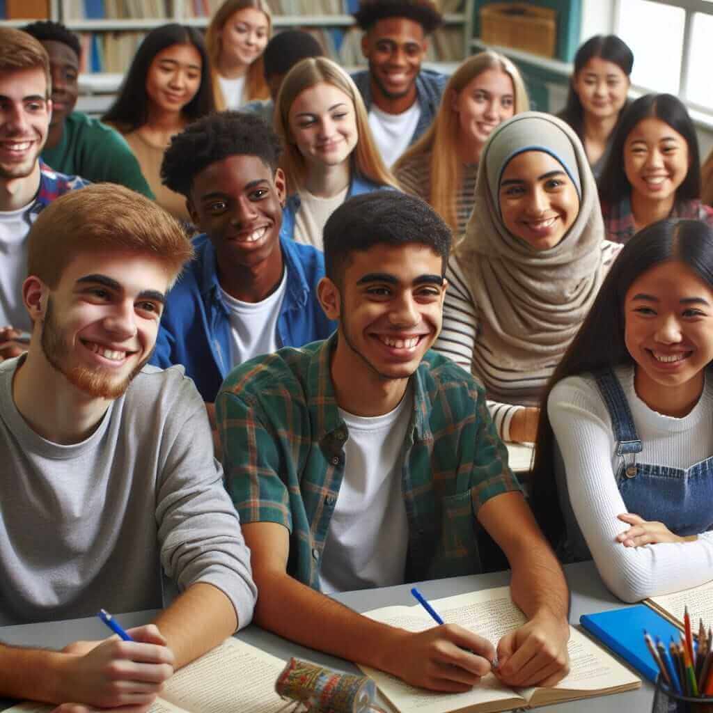 Multicultural education classroom