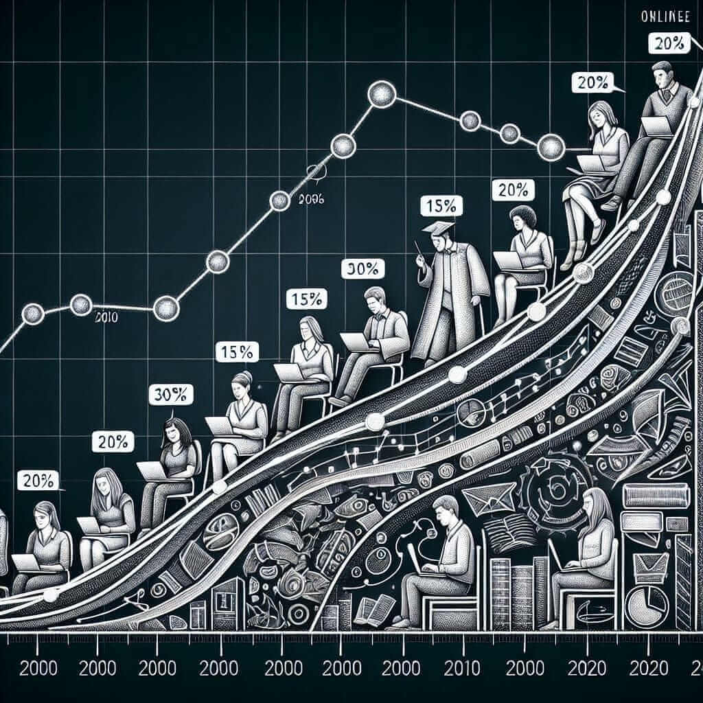 Online Education Enrollment (2000-2020)