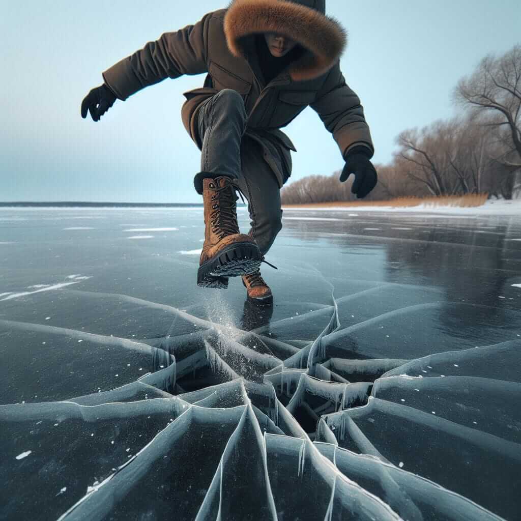 Person on Thin Ice