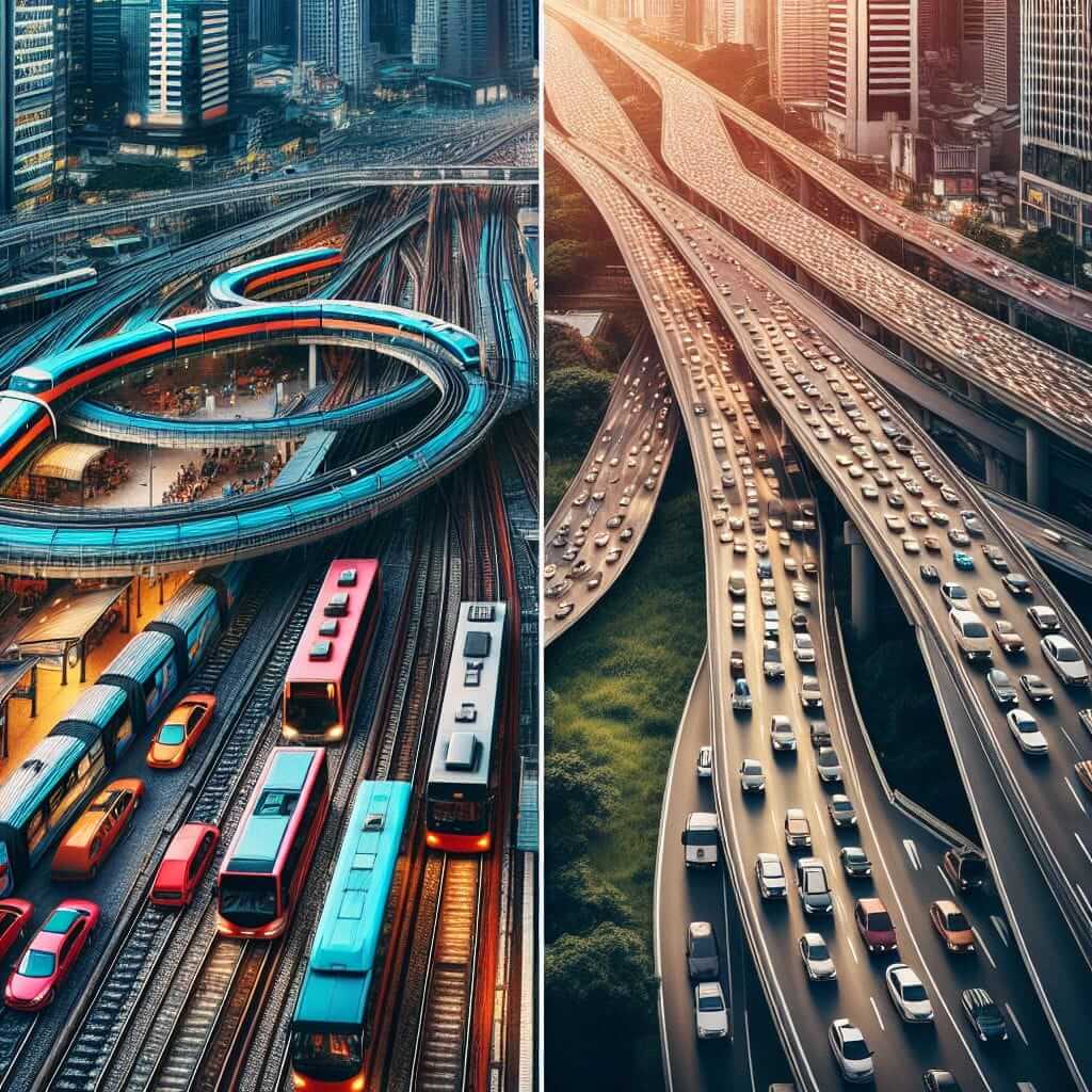 Public Transportation vs Road Infrastructure