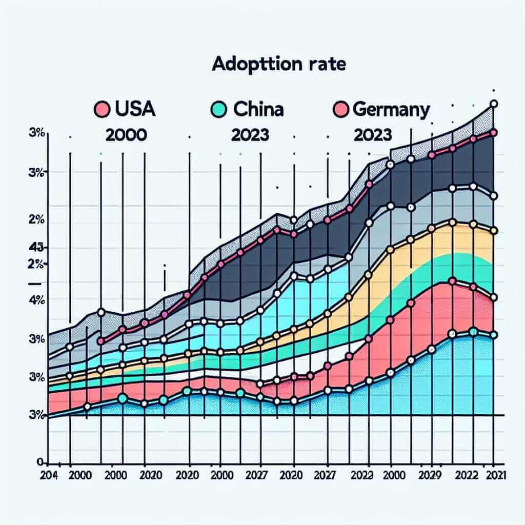 Renewable Energy Adoption Rates (USA, China, Germany) 2000-2023