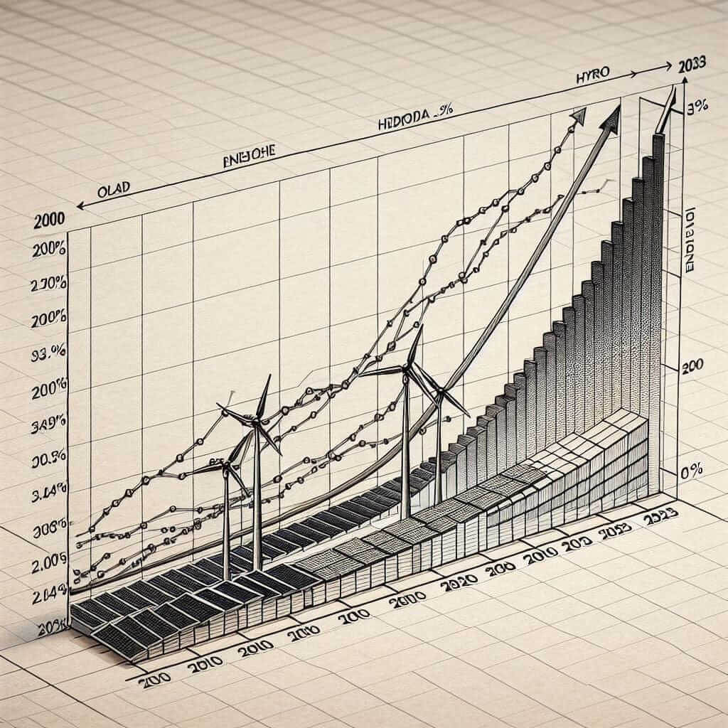 Renewable Energy Usage Line Graph