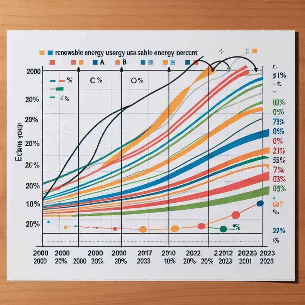 Renewable Energy Usage Line Graph