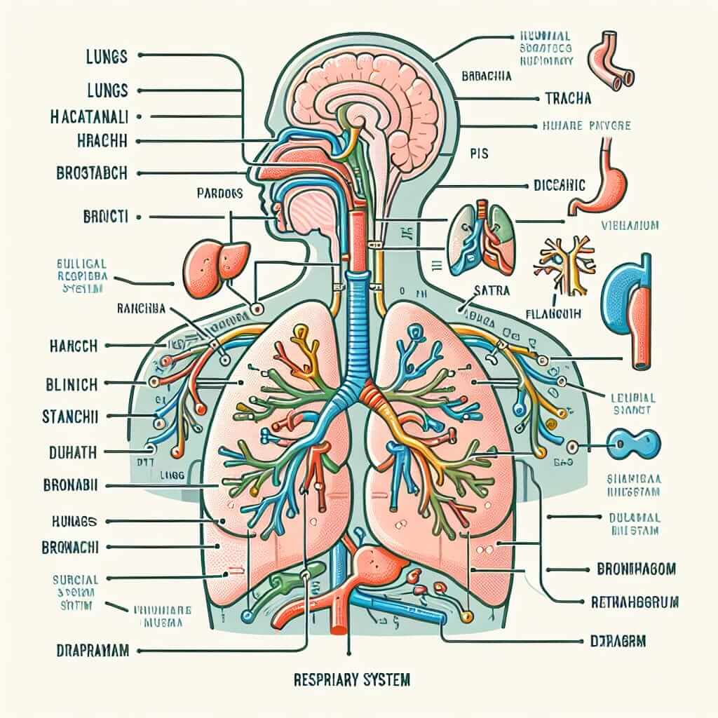 Diagram of the Respiratory System