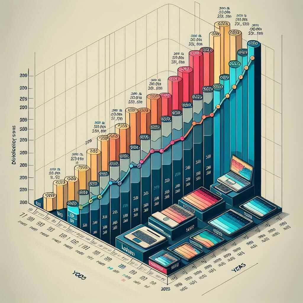 Sales of Computers from 2000 to 2023