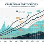 Solar Power Capacity by Country (2000-2023)