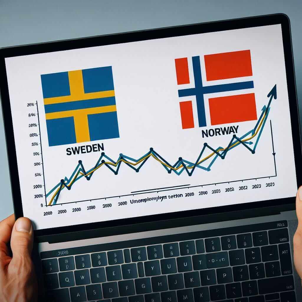 Sweden and Norway Unemployment Rates (2000-2023)