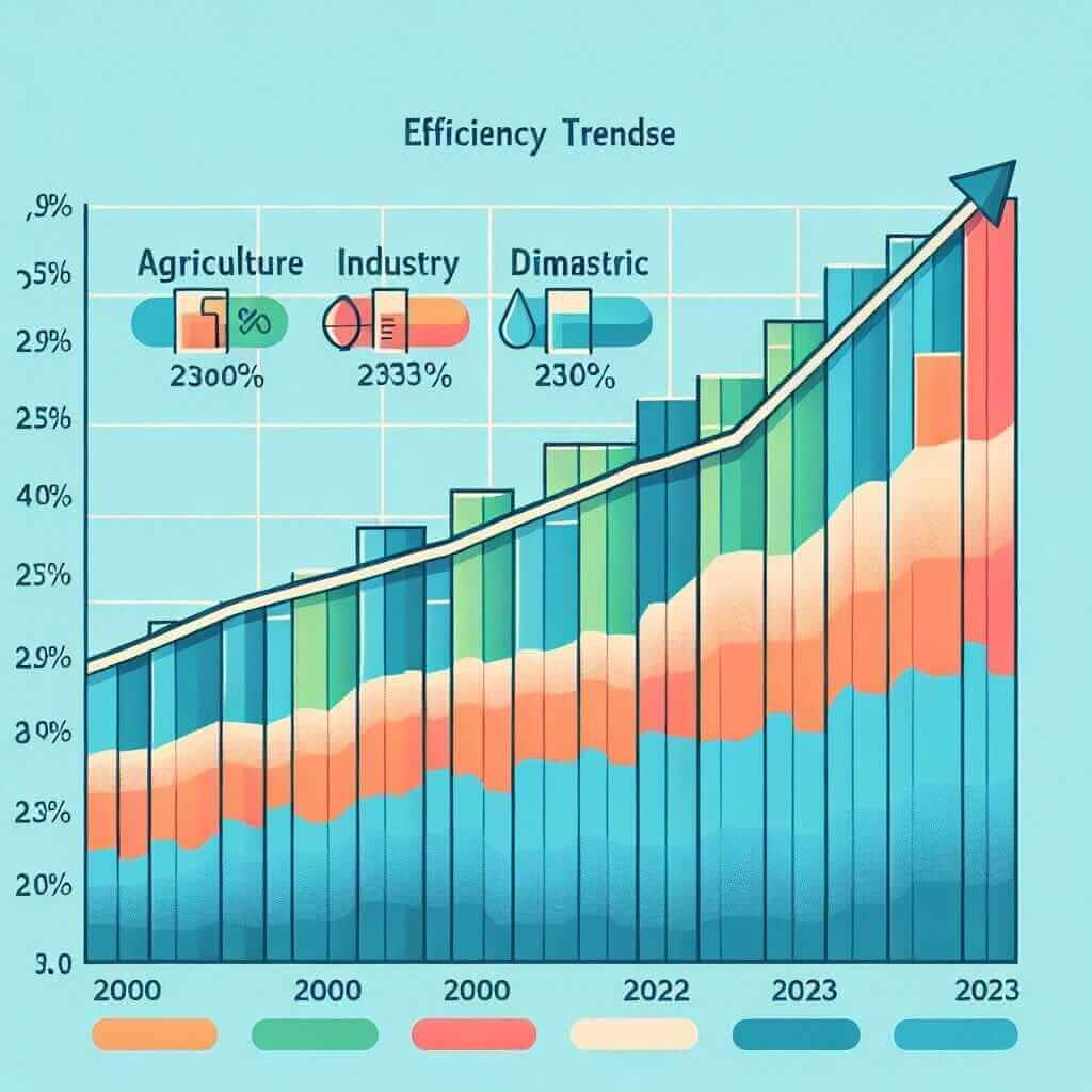 Water Usage Efficiency Trends 2000-2023