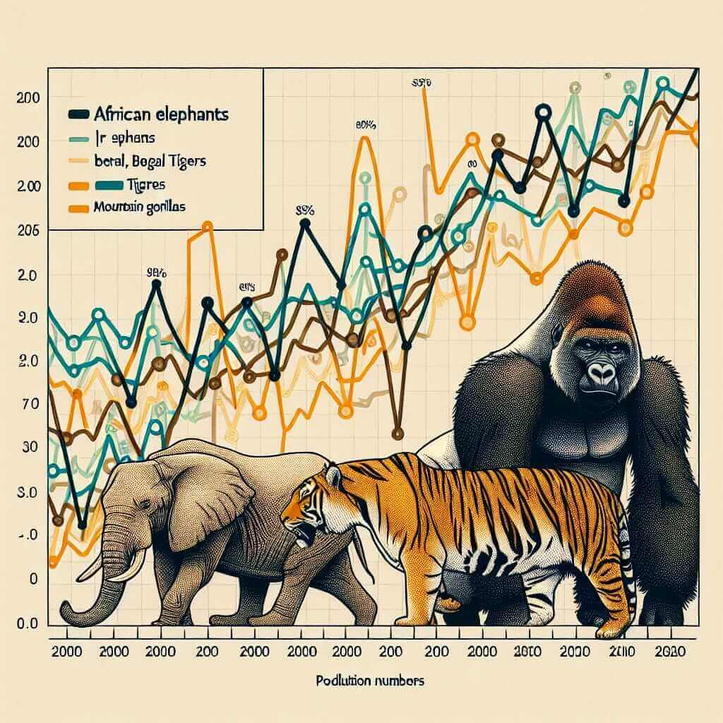 Wildlife Population Chart (2000-2020)