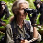 Jane Goodall inspiring scientist