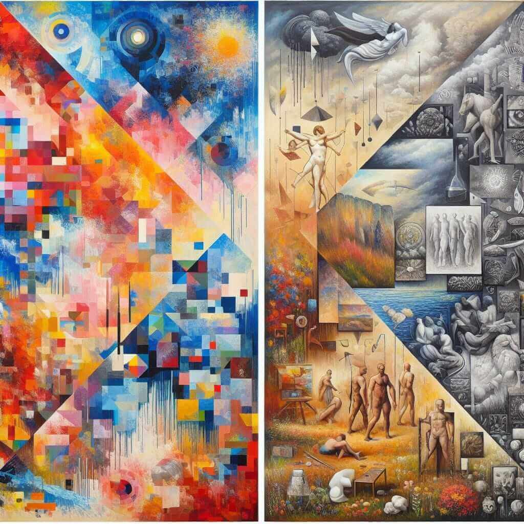 Abstract Art vs Realism