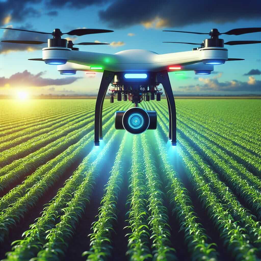 AI Drone for Crop Health Monitoring