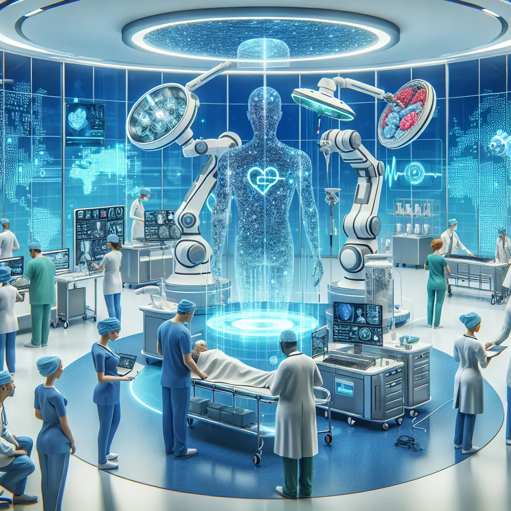 AI in Healthcare Illustration