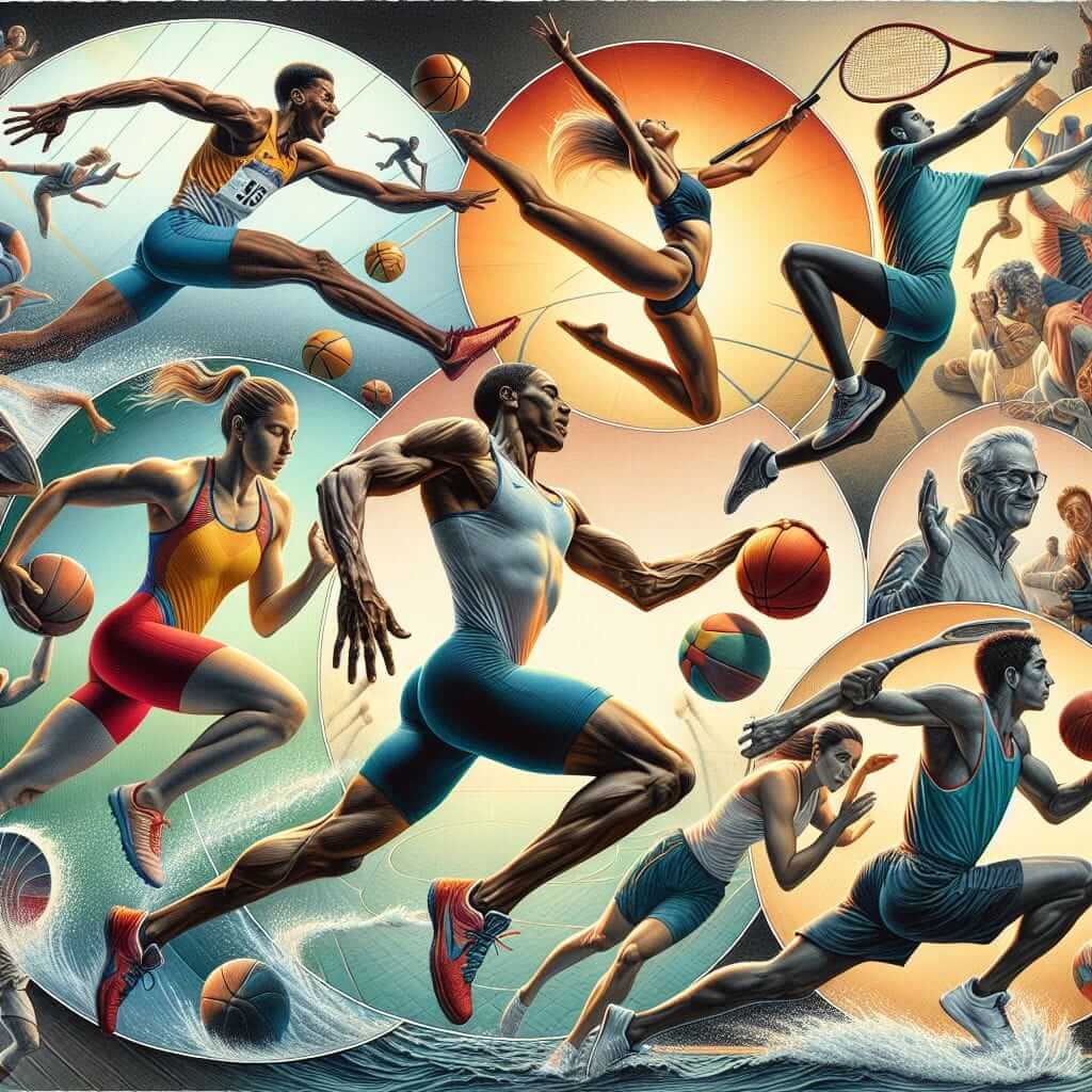 Athletes Competing in Different Sports